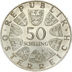 Austria 50 Schilling 1970 300th Anniversary - Innsbruck University. Obverse: Value within circle of shields. Reverse...