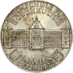 Austria 50 Schilling 1972 100th Anniversary - Institute of Agriculture. Obverse: Value within circle of shields...