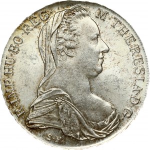 Austria 1 Thaler 1780 SF Restrike. Maria Theresia(1740-1780). Obverse: Bust right. R.IMP.HU.BO.REG M.THERESIA.D.G...