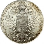 Austria 1 Thaler 1780 SF Restrike. Maria Theresia(1740-1780). Obverse: Bust right. R.IMP.HU.BO.REG M.THERESIA.D.G...