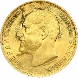 Bulgaria 100 Leva 1912 Declaration of Independence. Ferdinand I (1887-1918) Obverse: Head of king facing right. Reverse...