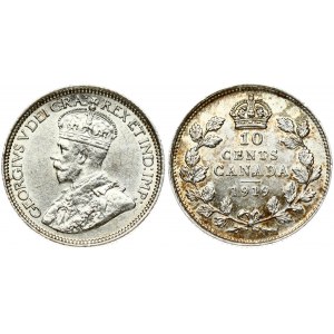 Canada 10 Cents 1919 George V (1910-1936). Obverse...