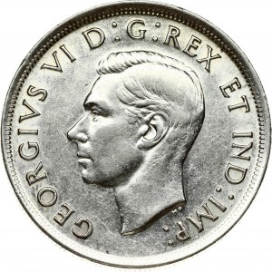 Canada 1 Dollar 1939 Royal Visit. George VI (1936-1952). Obverse: Head left. Reverse: Tower at center of building...