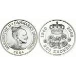 Denmark 200 Kroner 2000 & 2004 Commemorative issue. Margrethe II (1972-). Queen Margrethe's 60th Birthday...