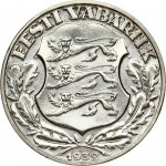 Estonia 2 Krooni 1932 Tercentenary - University of Tartu. Obverse: National arms wreath surrounds date below. Reverse...