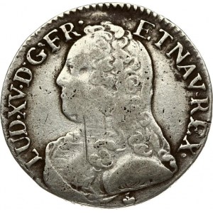 France 1/5 Ecu 1726 & Aix-en-Provence Louis XV (1715-1774). 1/5 Shield with olive branches. Silver. Aix 1726 & Ref: G...