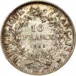 France 10 Francs 1965 Obverse: Denomination and date within wreath. Reverse: Hercules group. Silver...