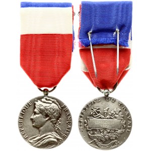 France Medal 1978 Ministry of Labor and Social Security. Silver. Weight approx: 12.24 g. Diameter: 30x27 mm...