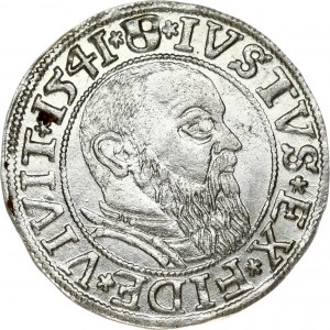 Germany Prussia 1 Grosz 1541 Albrecht (1525-1569). Obverse: Bust right in circle...