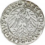 Germany Prussia 1 Grosz 1541 Albrecht (1525-1569). Obverse: Bust right in circle...