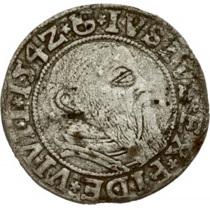 Germany Prussia 1 Grosz 1542 Albrecht (1525-1569). Obverse: Bust right in circle...