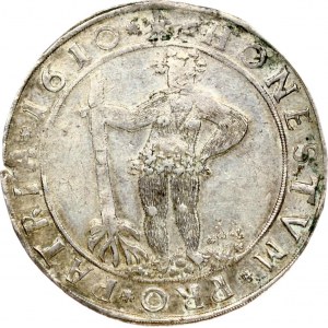 Germany Brunswick-Wolfenbüttel 1 Thaler 1610. Heinrich Julius(1589-1613). Obverse Lettering: HENRICVS.I VLIVS D.GP E...