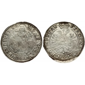 Germany LÜBECK 1 Thaler 1622 (b) Obverse: Facing figure of St. John holding lamb...