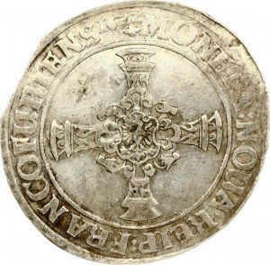 Germany Frankfurt 1 Thaler 1622 Ferdinand II(1590-1637). Obverse Lettering: MONETA : NOUA . REIP : FRANCOFURTENS. 16ZZ...