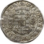 Germany Jever 28 Stuber (ca. 1640). Anton Günther (1603-1667). Obverse: Crowned 4...
