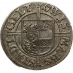 Germany WISMAR 16 Shilling 1672 Obverse: Coat of arms of Wismar over cross pattee. Reverse...