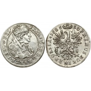 Germany BRANDENBURG 18 Groscher 1685 BA Friedrich Wilhelm (1640-1688). Obverse Lettering...