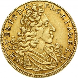 Germany BAVARIA 1 Goldgulden 1704 Maximilian II (1679-1726). Obverse: Draped bust right. Reverse...