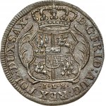 Germany SAXONY 1/12 Thaler 1706 ILH August II(1697-1733). Obverse: Crowned arms within branches. Obverse Legend...