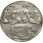 Germany SAXONY 1 Thaler MDCCXI (1711) ILH. Friedrich August I(1694-1733). Obverse: King on horseback right shield below...