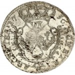 Germany PRUSSIA 6 Kreuzer 1756B Friedrich II(1740-1786). Obverse: Crowned bust right. Lettering...