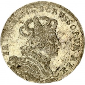 Germany PRUSSIA 6 Groscher 175?C Friedrich II(1740-1786). Obverse: Crowned bust to right. Obverse Legend...