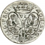 Germany PRUSSIA 6 Groscher 1757 E Friedrich II(1740-1786). Obverse: Armored bust to right. Obverse Legend...
