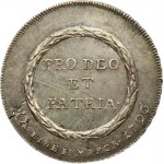 Germany FULDA 1/2 Thaler 1796 Adalbert III of Harstall(1788-1802). Obverse: Crowned 4-fold arms; lettering surroundig...