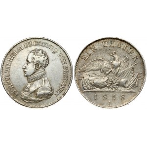 Germany PRUSSIA 1 Thaler 1818A Friedrich Wilhelm III(1797-1840). Obverse: Uniformed bust left. Obverse Legend: FRIEDR...