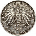Germany Prussia 2 Mark 1901 200th Anniversary of the Kingdom of Prussia. Wilhelm II (1888-1918). Obverse: Friedrich I...