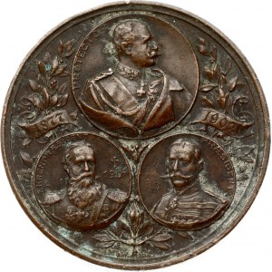 Germany Medal 1902 by Mayer and Wilhelm-Stuttgart on the 25th anniversary of the Württemberg War League. Obverse...