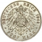 Germany Saxe-Altenburg 5 Mark 1903 A 50th Anniversary of the Reign of Ernst I. Ernst I(1853-1908). Obverse...