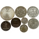 Germany Weimar Republic 2 Reichsmark 1926G and other Coins of the World. Obverse: Eagle above date. Reverse...