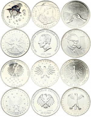Germany 20 Euro (2017-2020) Commemorative issue. Obverse: Eagle; the emblem of Germany. Reverse: Other. Silver 108.69g...