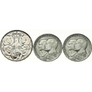 Greece 30 Drachmai 1963 & 1964 'Dynasty Centennial' & Commemorating the ...