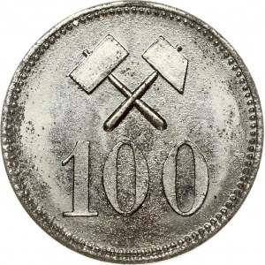 Greenland 100 Øre 1911 Obverse: Date within legend. Obverse Legend: GRØNLANDSK MINEDRIFTS-AKTIESELSKAB. Reverse...