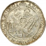 Hungary 1 Thaler 1601 KB. Rudolph II(1576-1608). Obverse: Armoured non-crowned bust in ruffled collar (younger portrait...