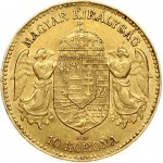 Hungary 10 Korona 1906KB Franz Joseph I(1848-1916). Obverse: Emperor standing. Reverse...