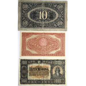 Hungary 2 - 1000 Korona (1919-1923) Banknotes. Obverse: Szent István Király (St. Stephen)...