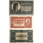Hungary 2 - 1000 Korona (1919-1923) Banknotes. Obverse: Szent István Király (St. Stephen)...