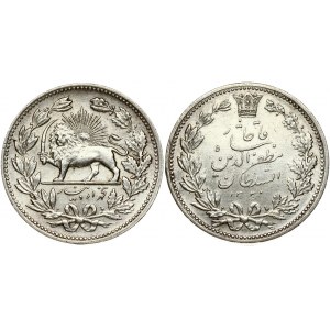 Iran 5000 Dinar 1320 (1902) Mozaffar ad-Din Shah (1896-1907). Obverse: Qajar (Kiani...