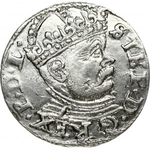 Latvia 3 Groszy 1586 Riga. Stefan Batory (1576-1586). Obverse: Crowned bust right. Reverse...