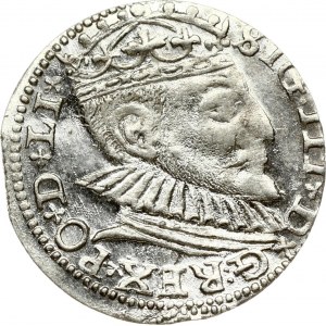 Latvia 3 Groszy 1590 Riga. Sigismund III Vasa(1587-1632). Obverse: Crowned bust right. Reverse...