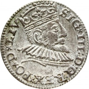 Latvia 3 Groszy 1593 Riga. Sigismund III Vasa(1587-1632). Obverse: Crowned bust right. Reverse...