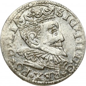 Latvia 3 Groszy 1597 Riga. Sigismund III Vasa(1587-1632). Obverse: Crowned bust right. Reverse...