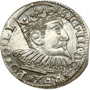 Latvia 3 Groszy 1597 Riga. Sigismund III Vasa(1587-1632). Obverse: Crowned bust right. Reverse...