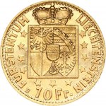 Liechtenstein 10 Franken 1946B Prince Franz Josef II(1938-1989). Obverse: Head left. Reverse...