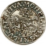 Lithuania 1/2 Grosz 1547 Vilnius. Sigismund II Augustus (1545-1572). Obverse: Eagle. Lettering...