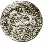 Lithuania 1/2 Grosz 1548 Vilnius. Sigismund II Augustus (1545-1572). Obverse: Eagle. Lettering...