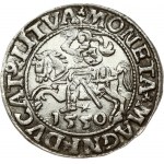 Lithuania 1/2 Grosz 1550 Vilnius. Sigismund II Augustus (1545-1572). Obverse: Eagle. Lettering...
